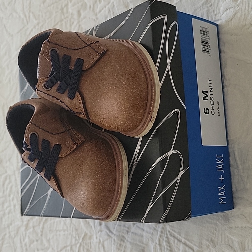 Toddler Boys Max + Jake Lil Owen Oxford Shoe, 6